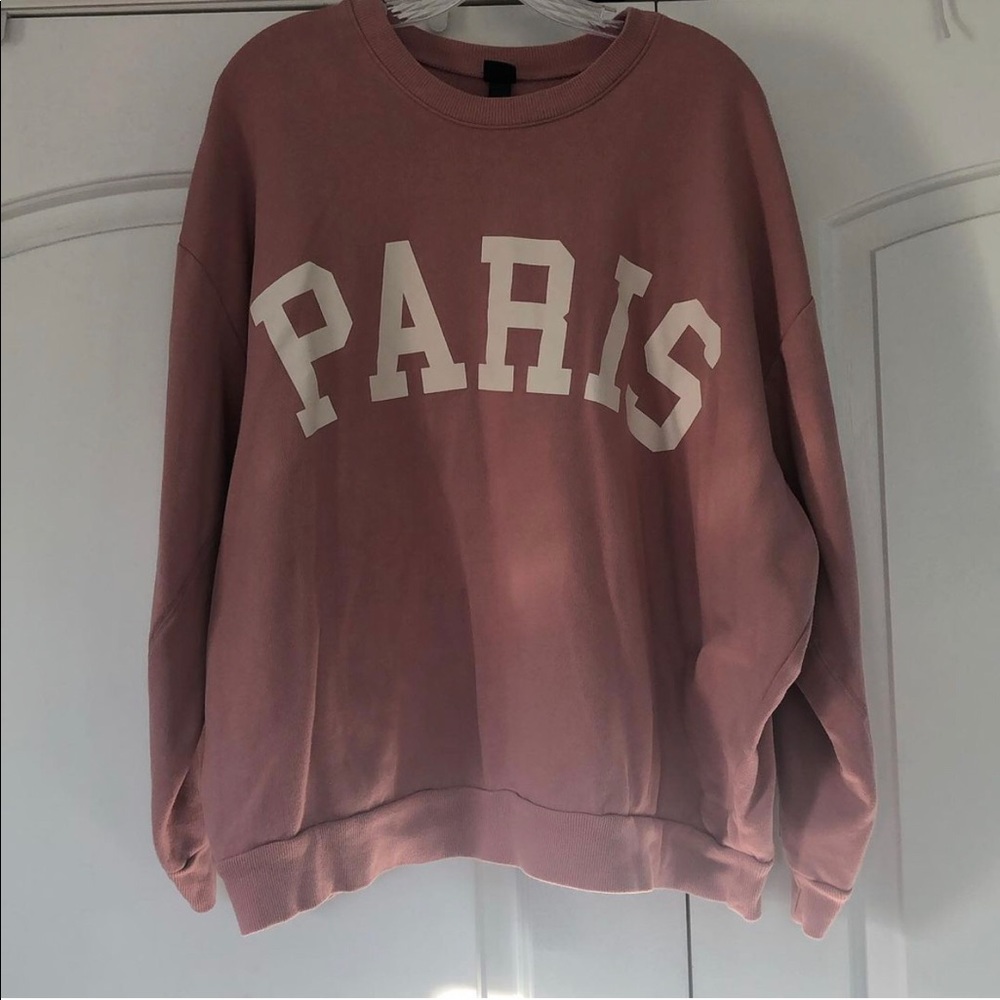 Pink Paris sweatshirt